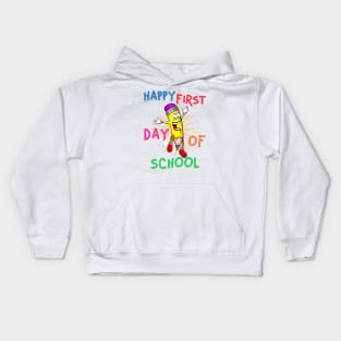 Happy First Day Of School Kids Hoodie